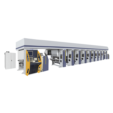 GWASY-A Tốc độ cao 7 Hệ thống động cơ 8 Máy in ống đồng màu trong 180 mpm (loại bỏ và tua lại bên ngoài)